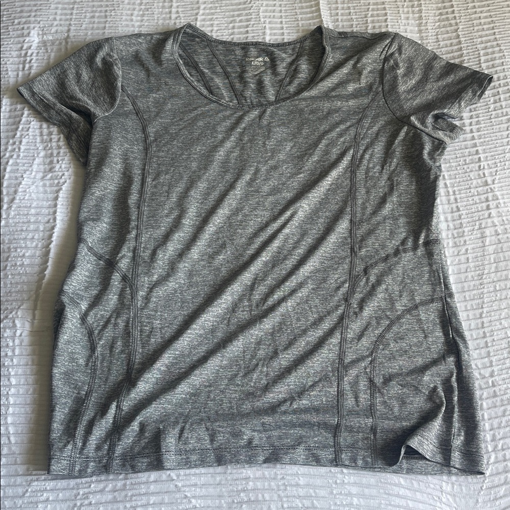 Reebok Heather Gray Athletic Tee